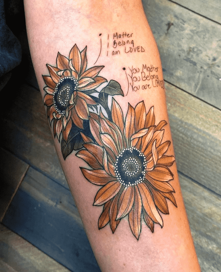 Sunflower Tattoo Photos