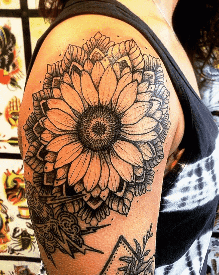 Sunflower Tattoo Photograph