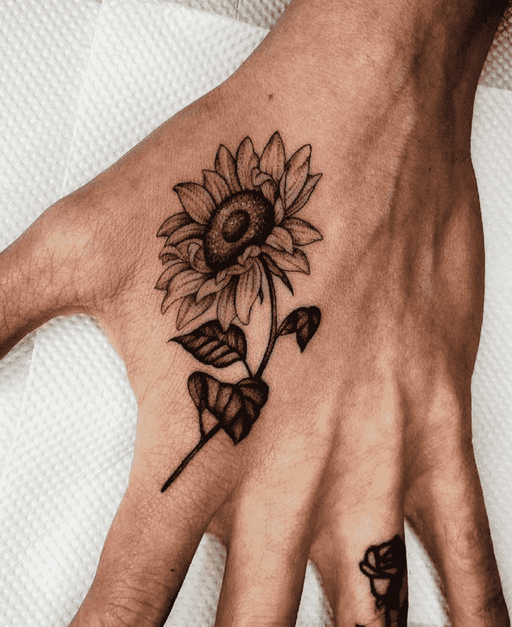 Sunflower Tattoo Snapshot