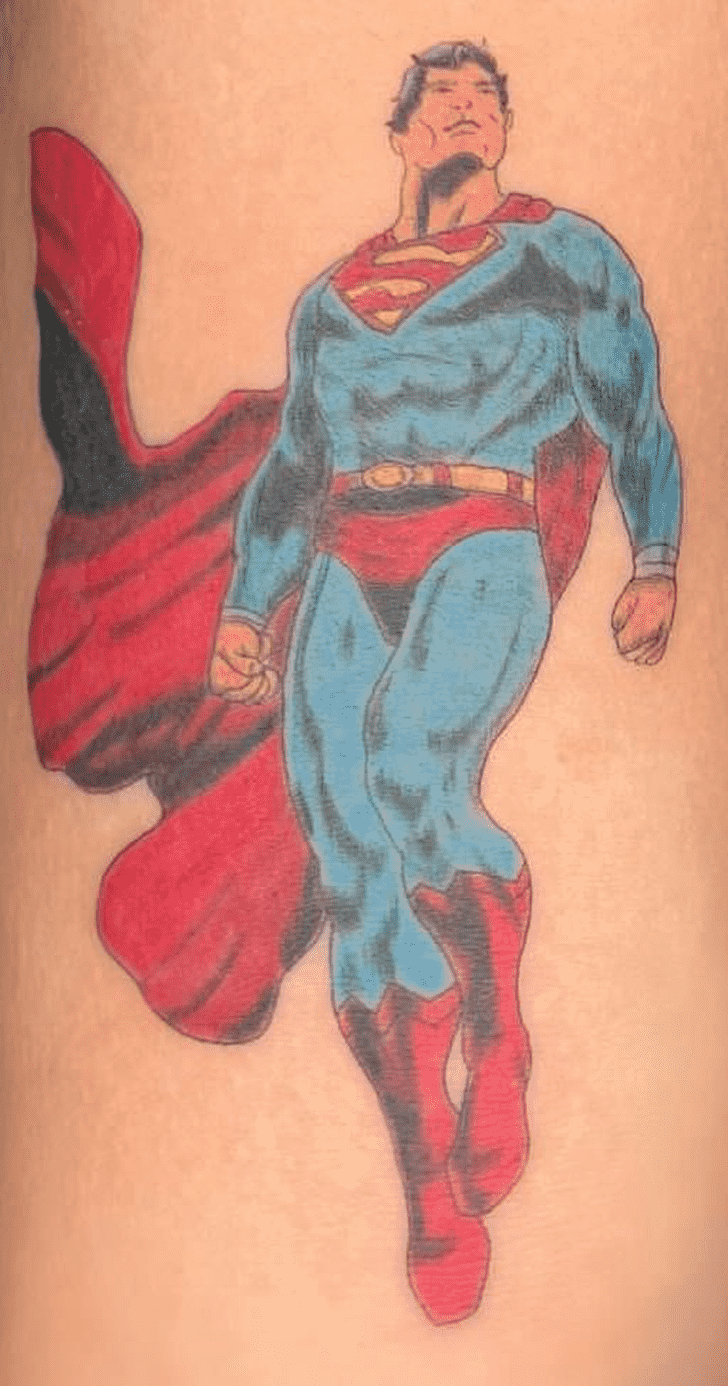 Superman Tattoo Photograph