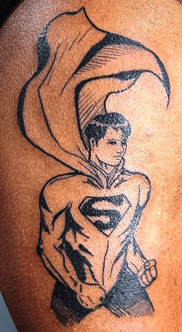 Superman Tattoo Portrait