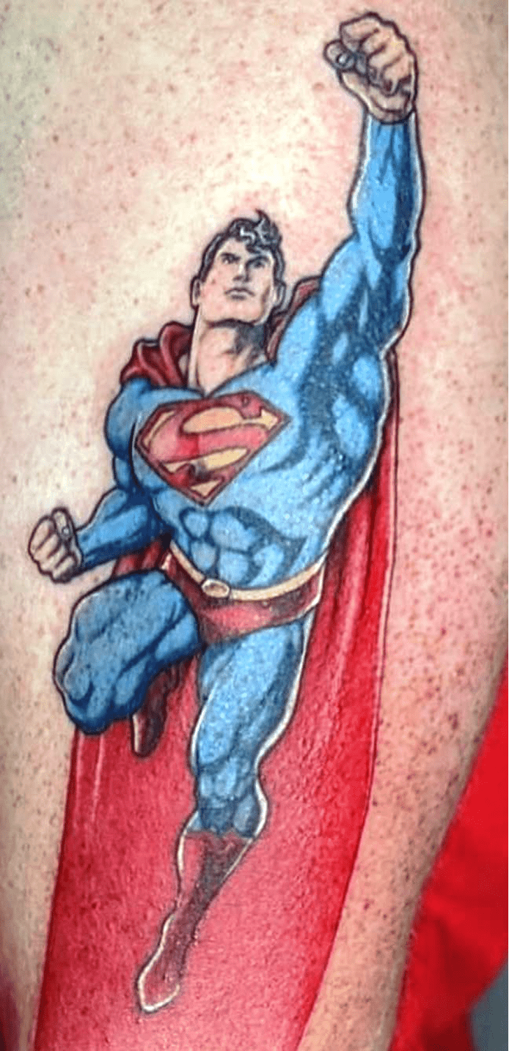 Superman Tattoo Ink