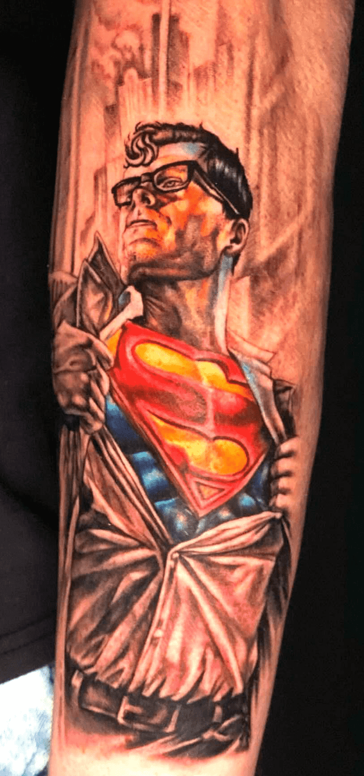 Superman Tattoo Snapshot