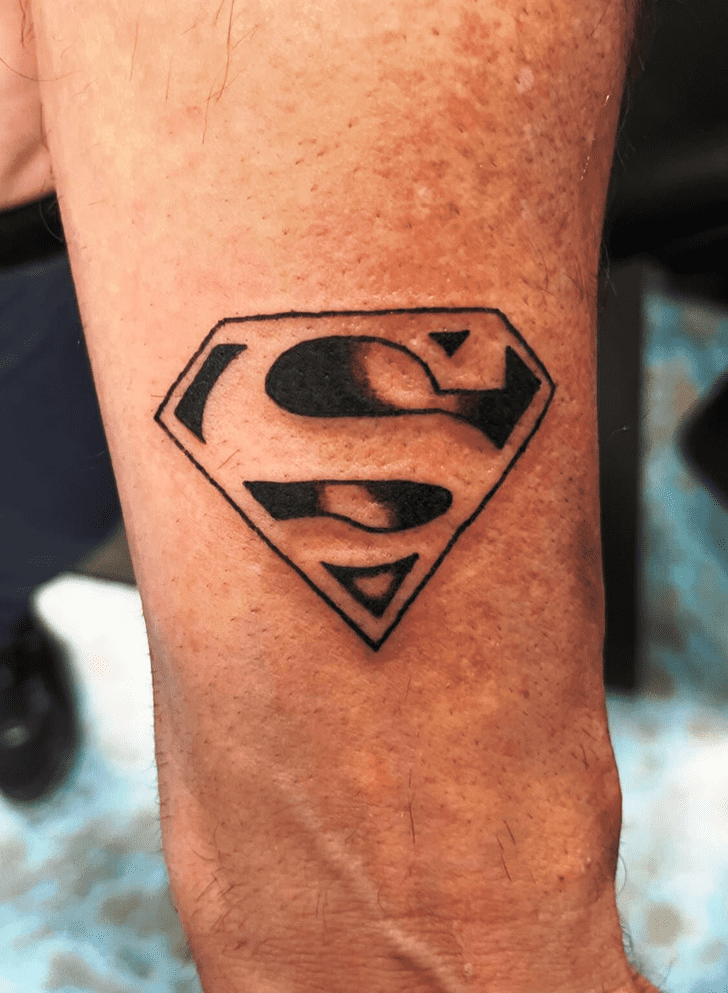 Superman Tattoo Photograph