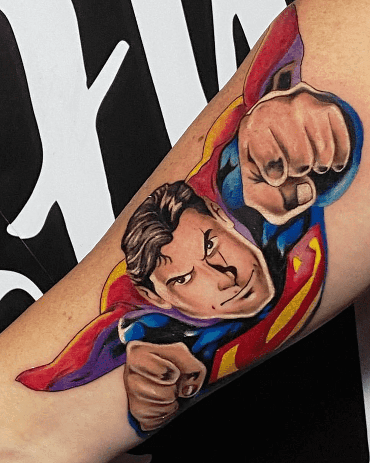 Superman Tattoo Photograph