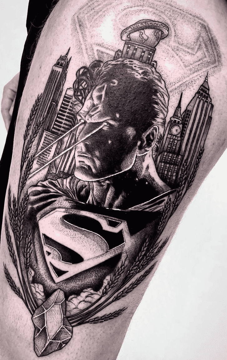 Superman Tattoo Portrait