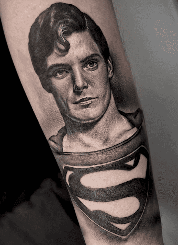 Superman Tattoo Ink