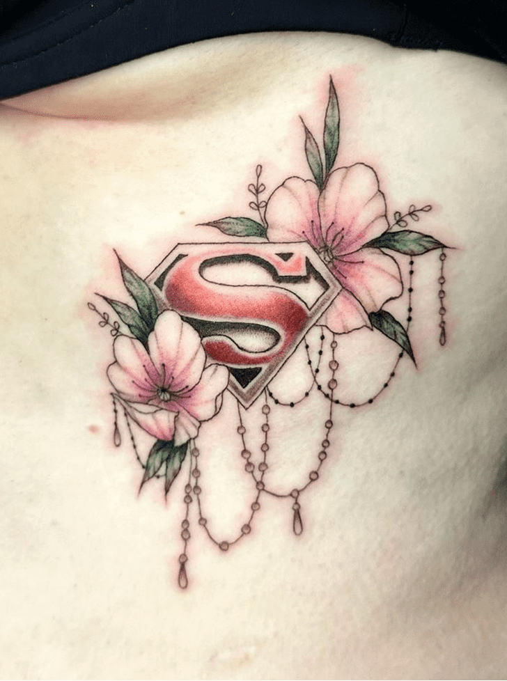 Superman Tattoo Figure