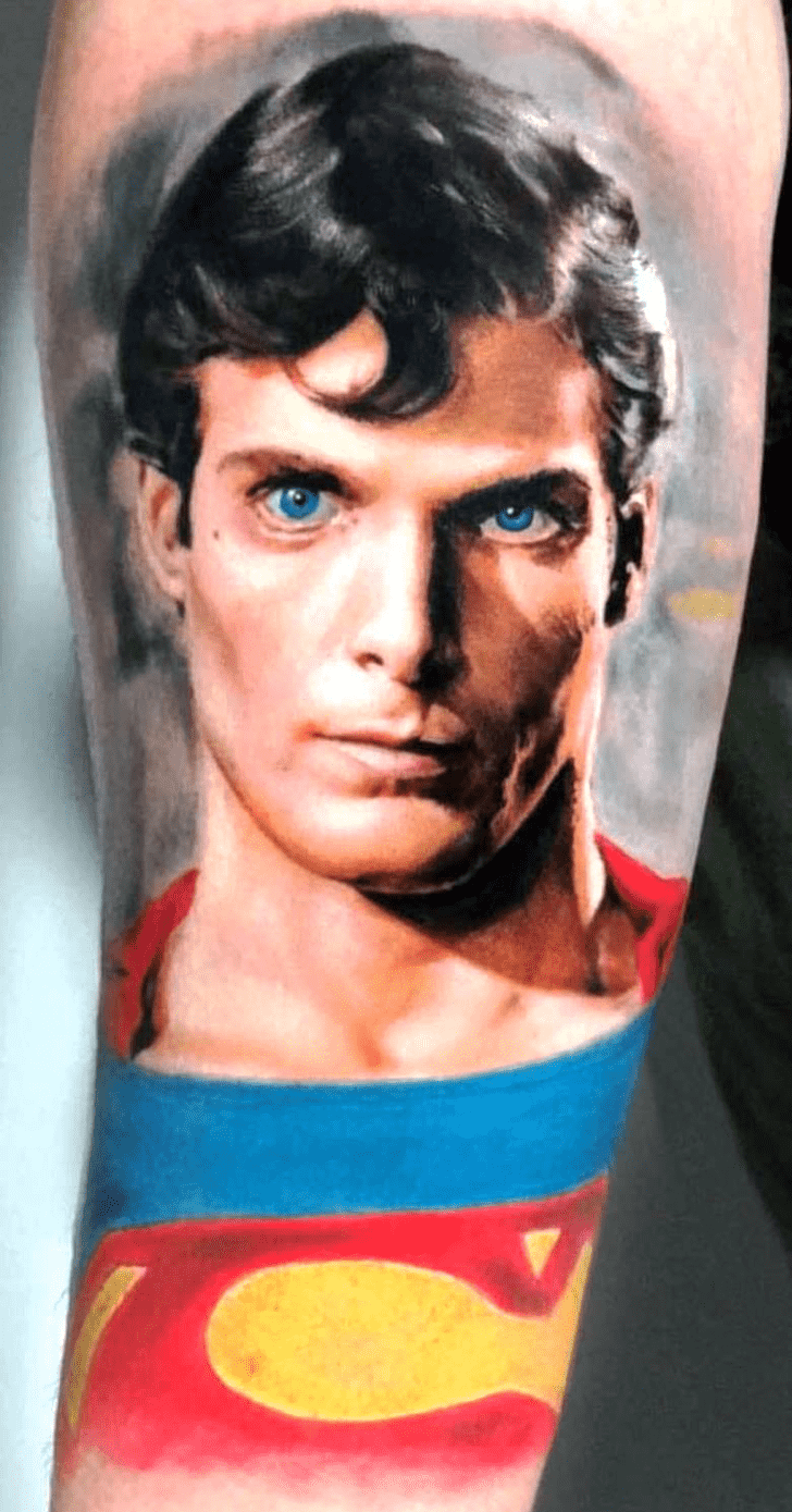 Superman Tattoo Ink