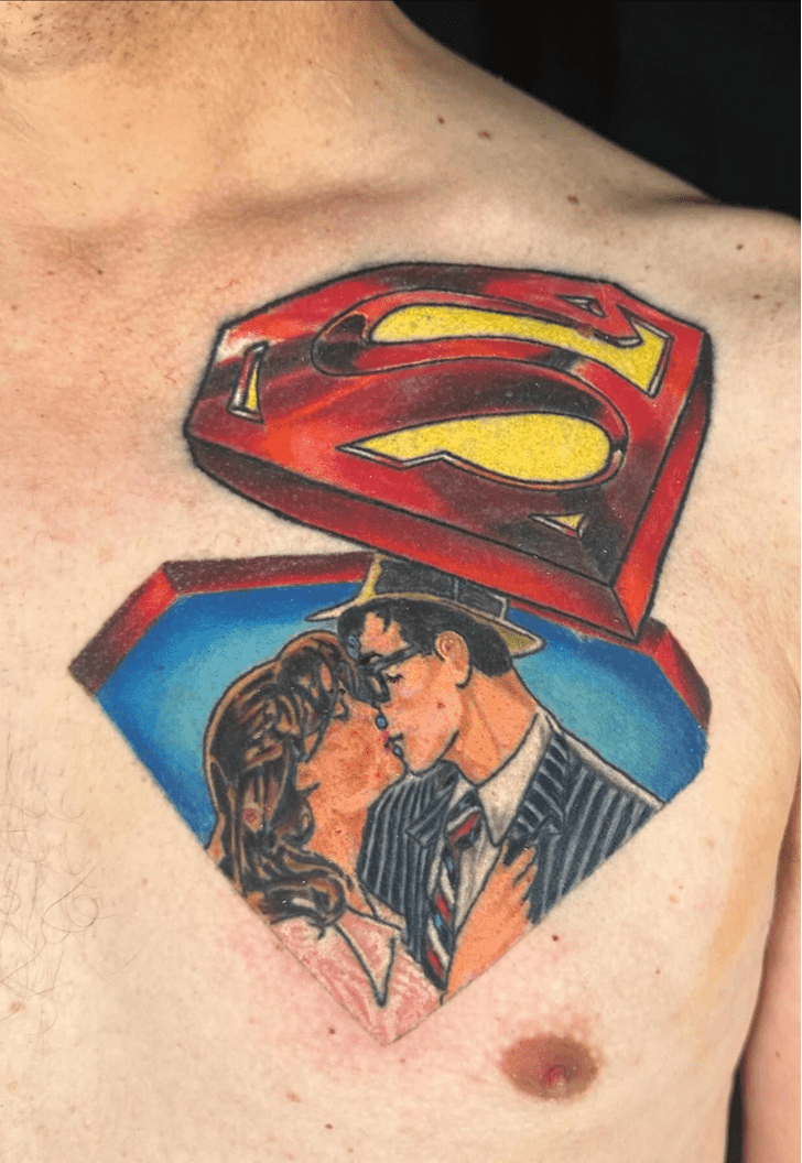 Superman Tattoo Shot