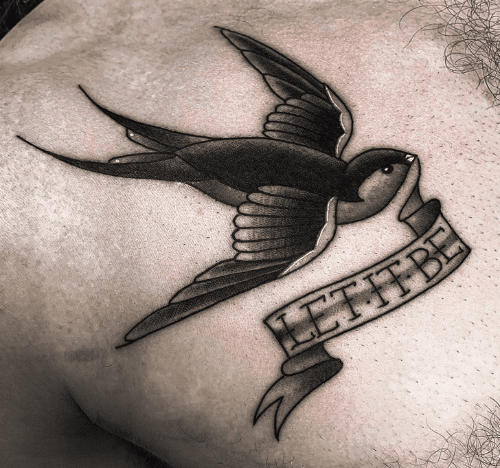 Swallow Bird Tattoo Design Image