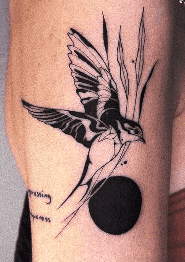 Swallow Bird Tattoo Snapshot