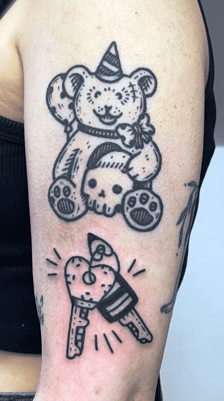 Teddy Day Tattoo Portrait