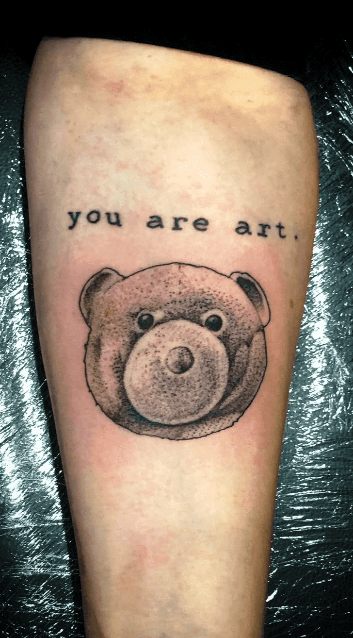 Teddy Day Tattoo Portrait