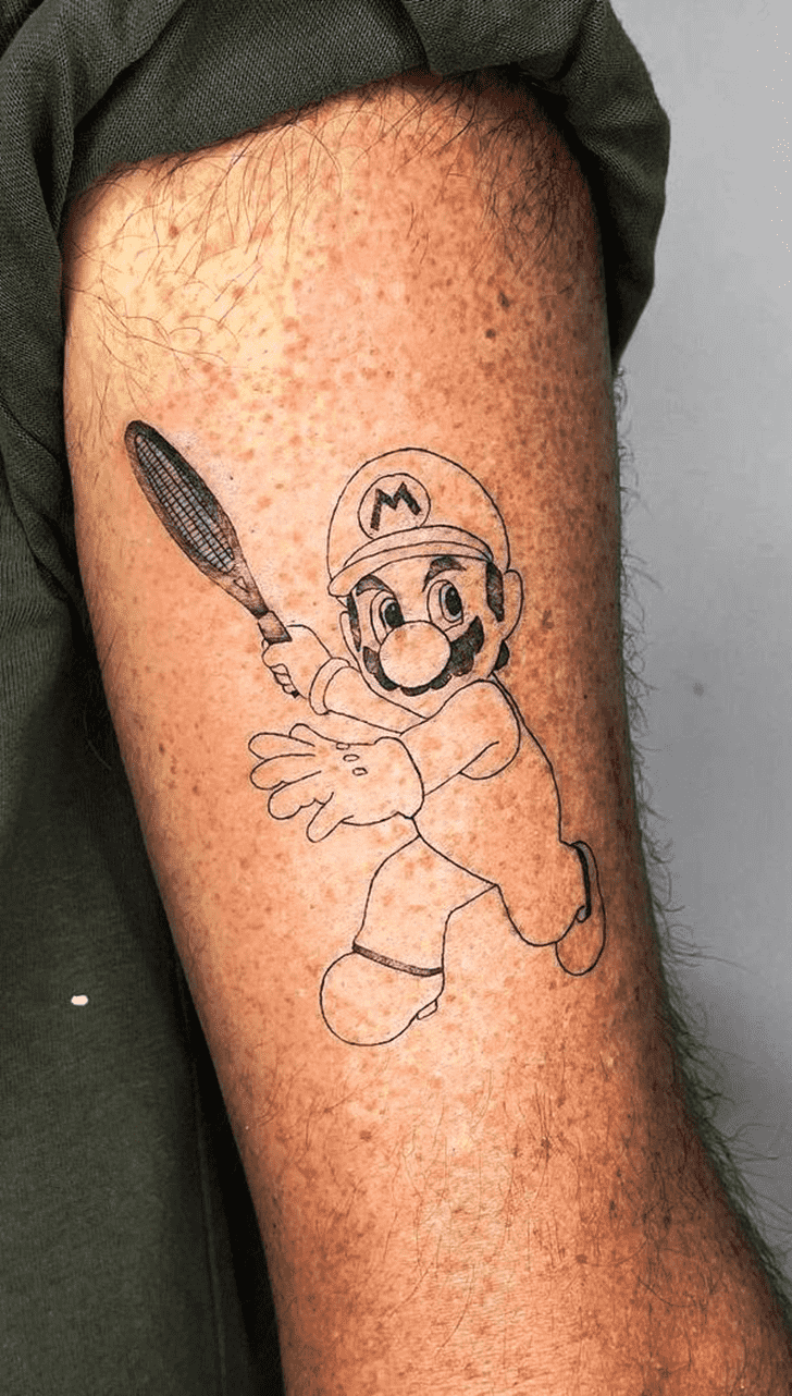 Tennis Tattoo Figure