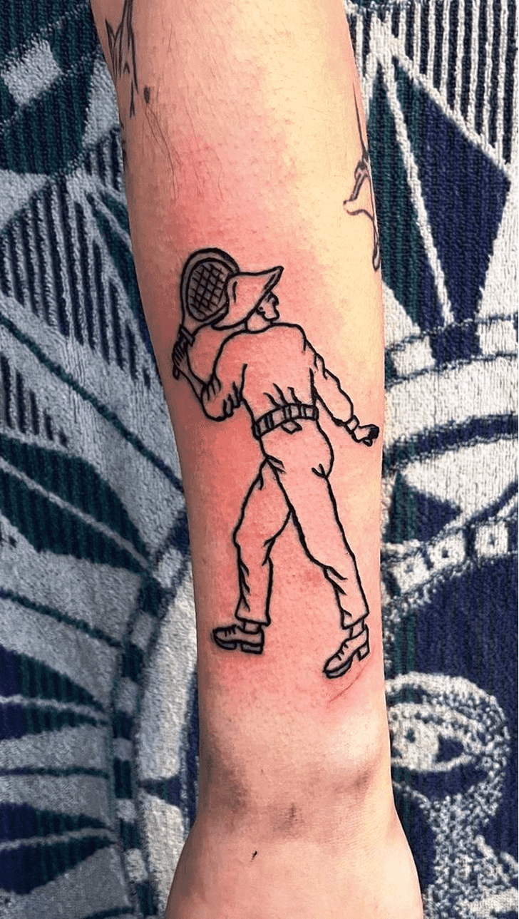 Tennis Tattoo Portrait