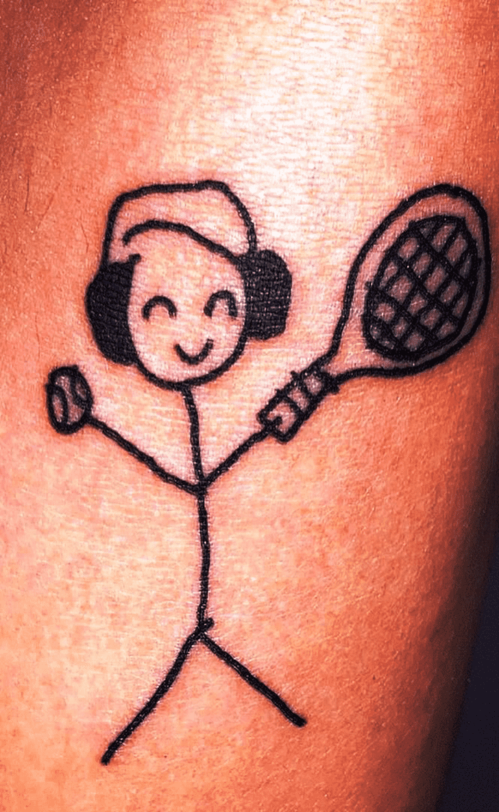 Tennis Tattoo Figure