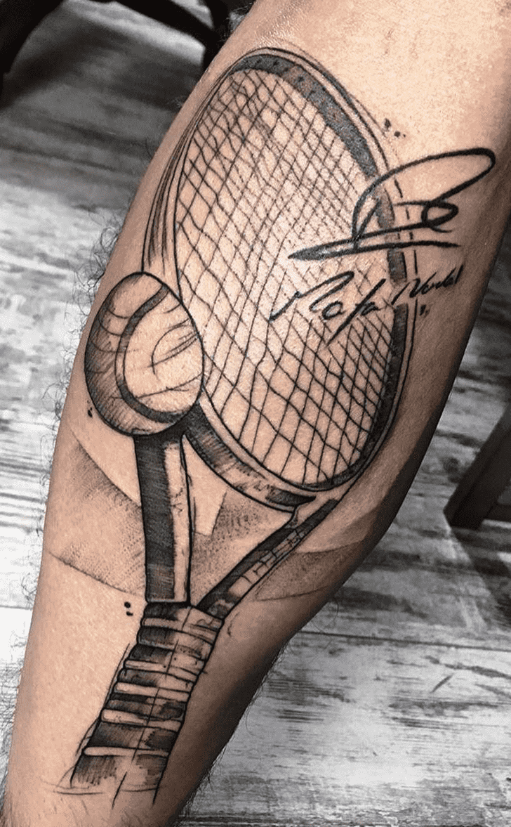 Tennis Tattoo Photograph