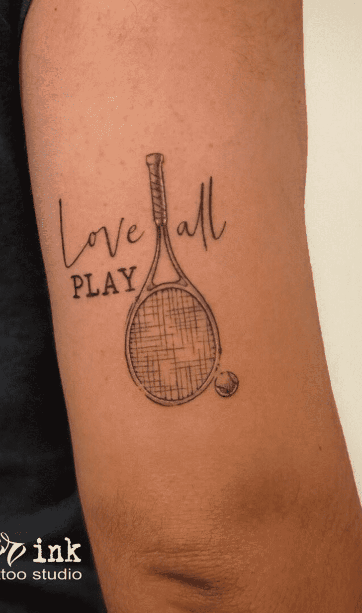 Tennis Tattoo Ink