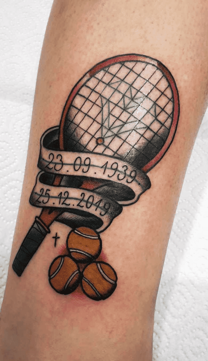 Tennis Tattoo Figure