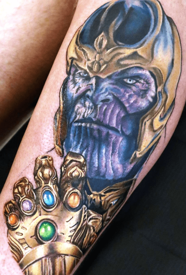 Thanos Tattoo Portrait