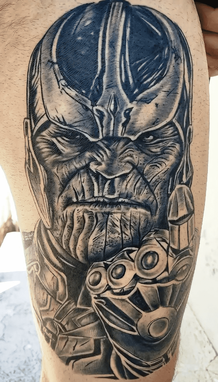 Thanos Tattoo Shot