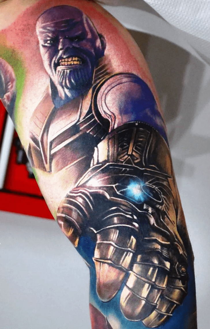 Thanos Tattoo Portrait