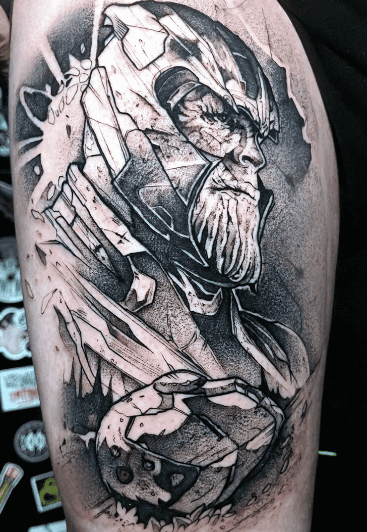 Thanos Tattoo Ink