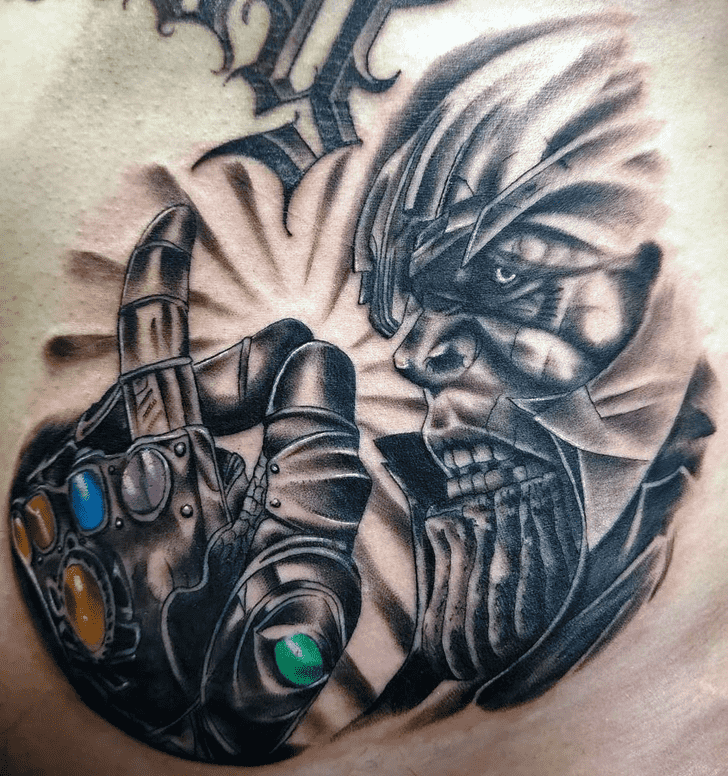 Thanos Tattoo Photo