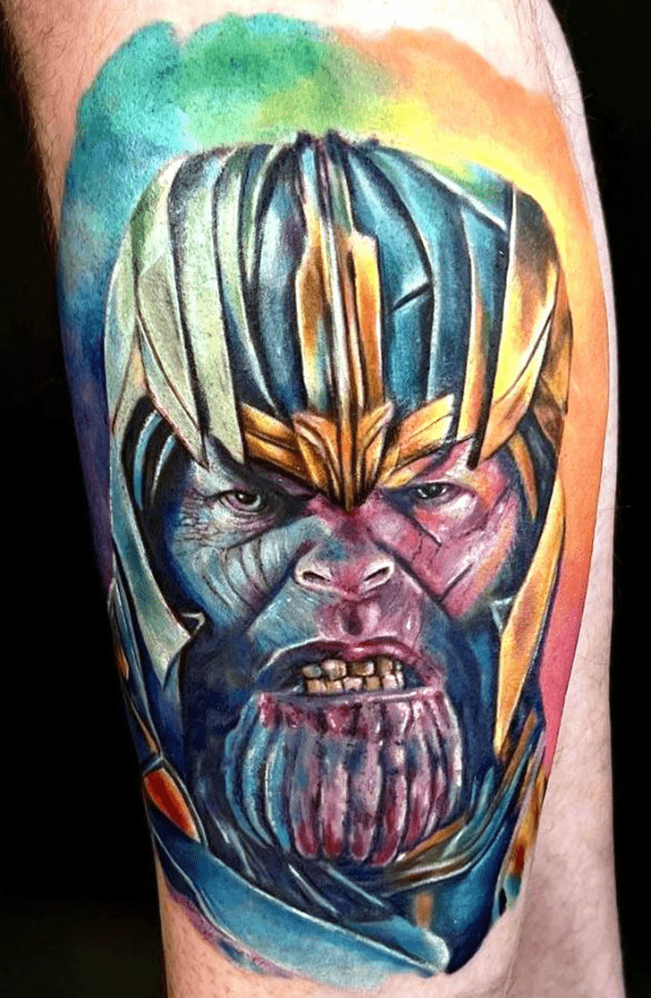 Thanos Tattoo Portrait