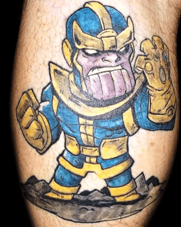 Thanos Tattoo Shot