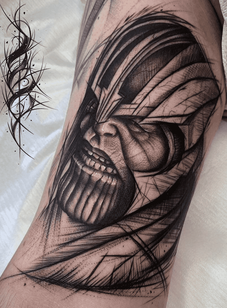 Thanos Tattoo Ink