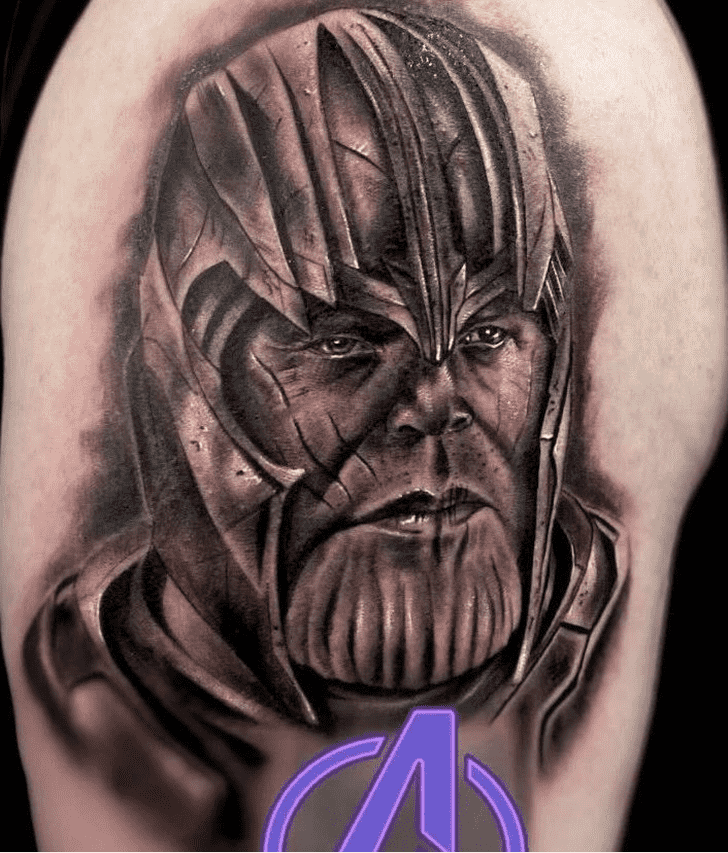 Thanos Tattoo Snapshot