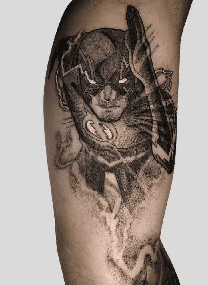 The Flash Tattoo Shot