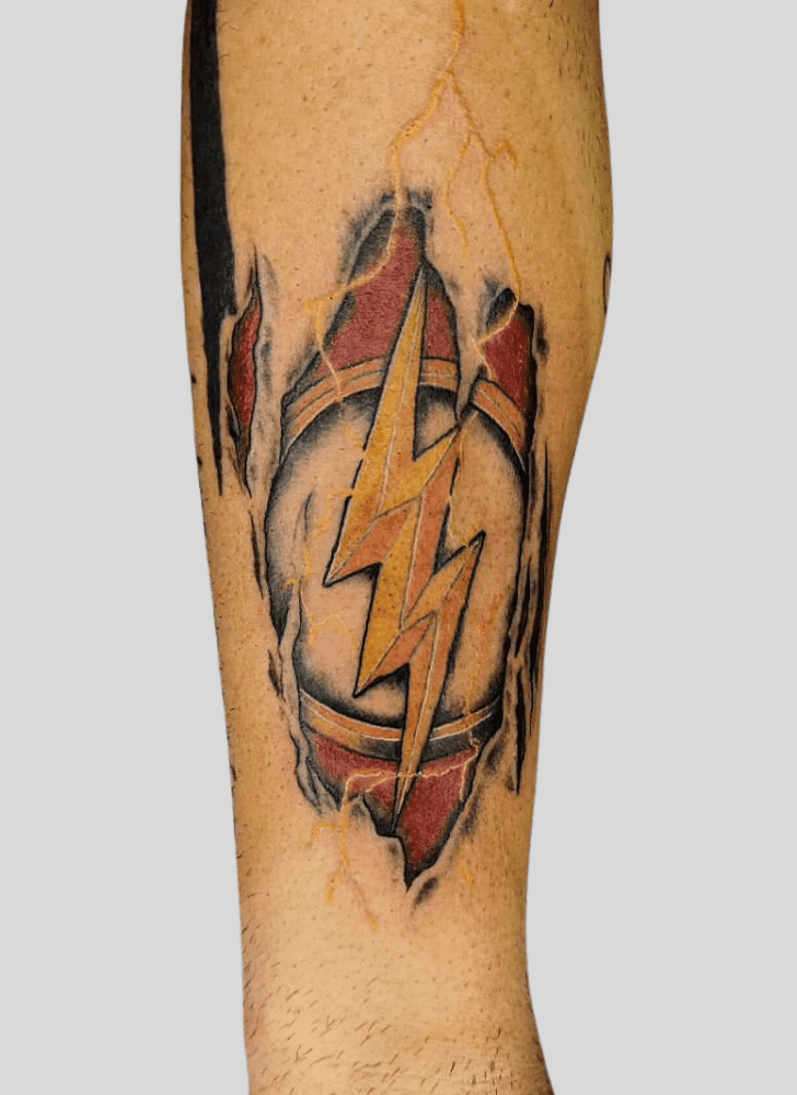 The Flash Tattoo Shot