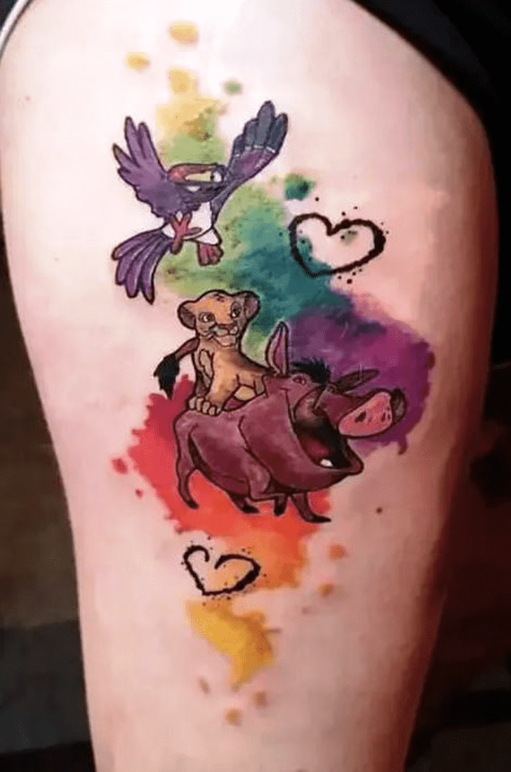 The Lion King Tattoo Snapshot