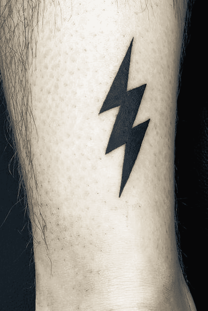 Thunderbolt Tattoo Photograph