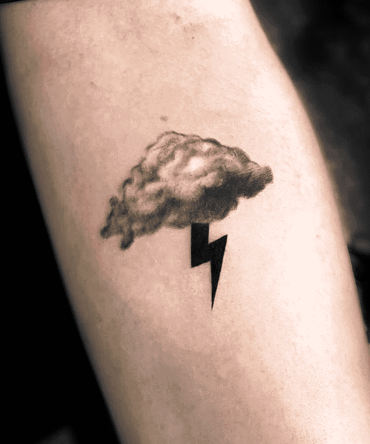 Thunderbolt Tattoo Shot