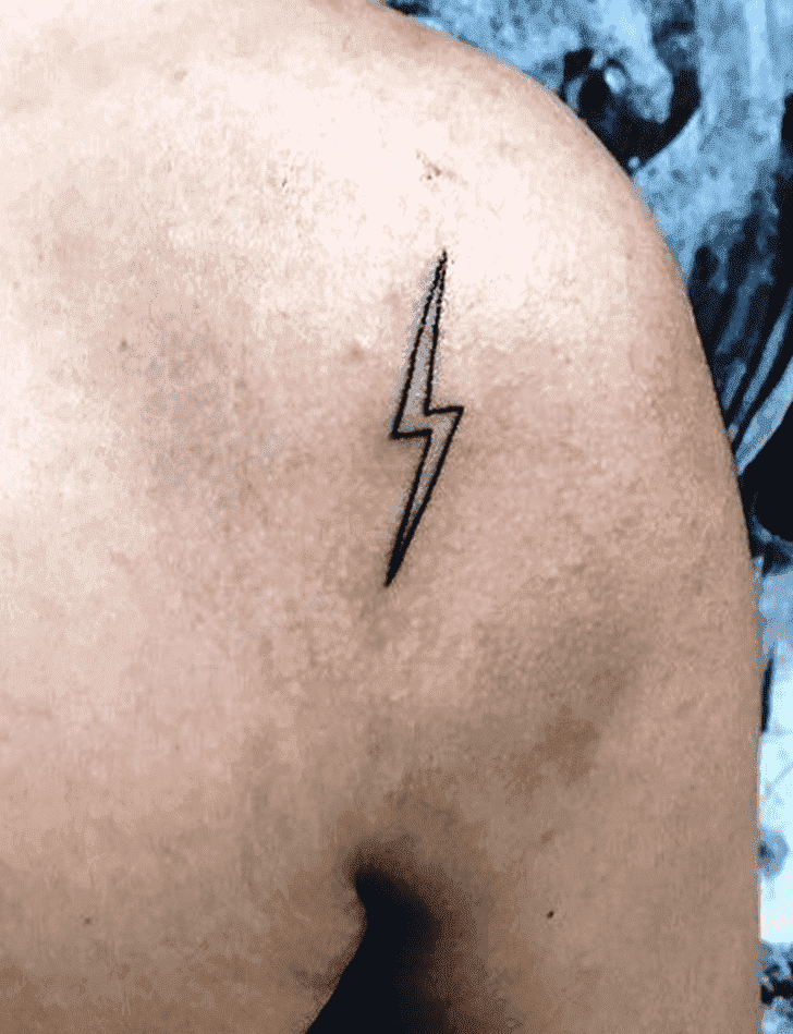 Thunderbolt Tattoo Shot