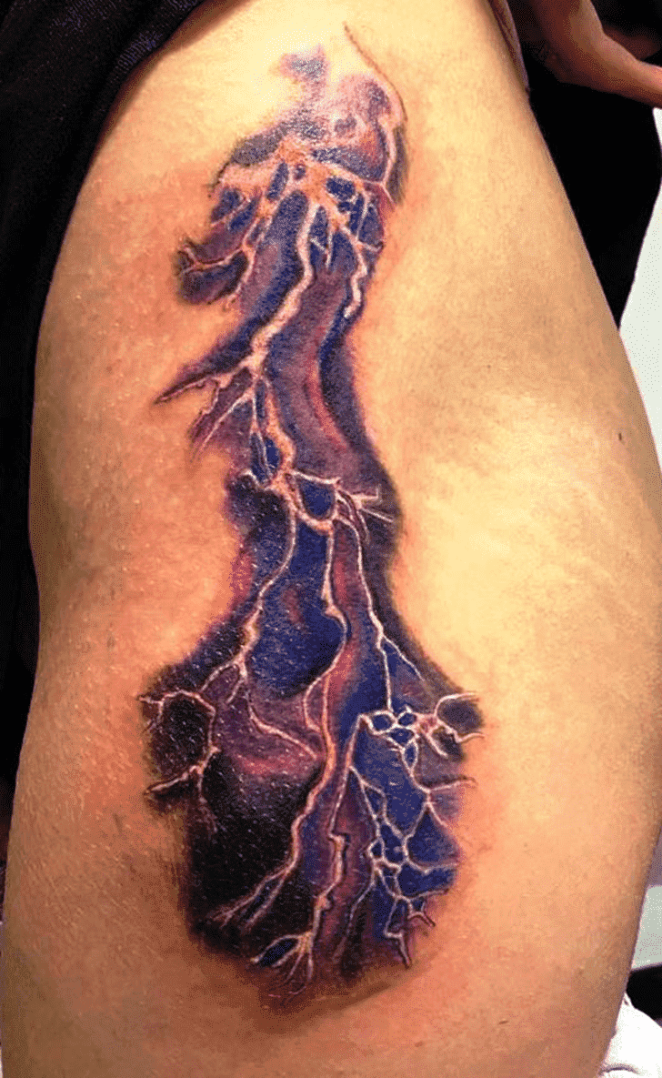 Thunderbolt Tattoo Shot