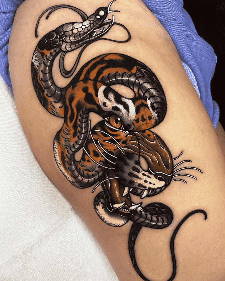 Tiger Tattoo Photograph