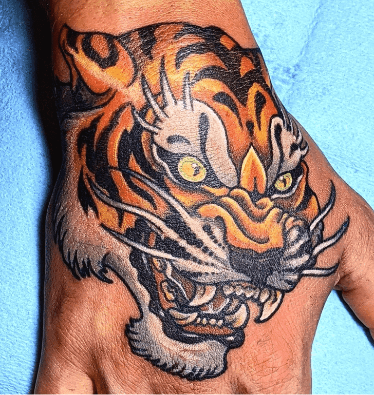 Tiger Tattoo Shot