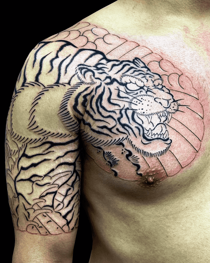 Tiger Tattoo Portrait