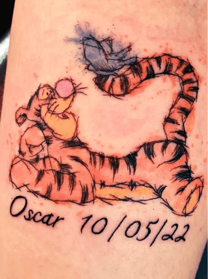 Tigger Tattoo Design Image