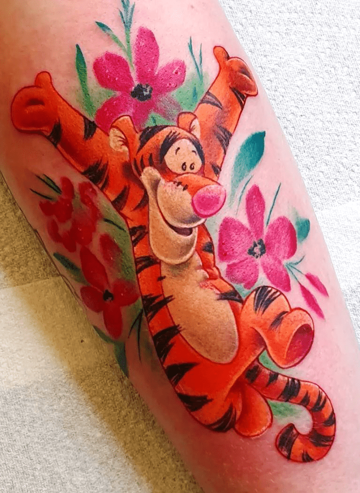 Tigger Tattoo Shot