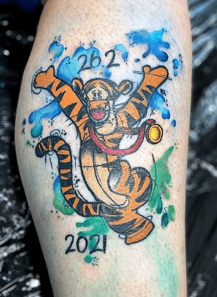 Tigger Tattoo Figure