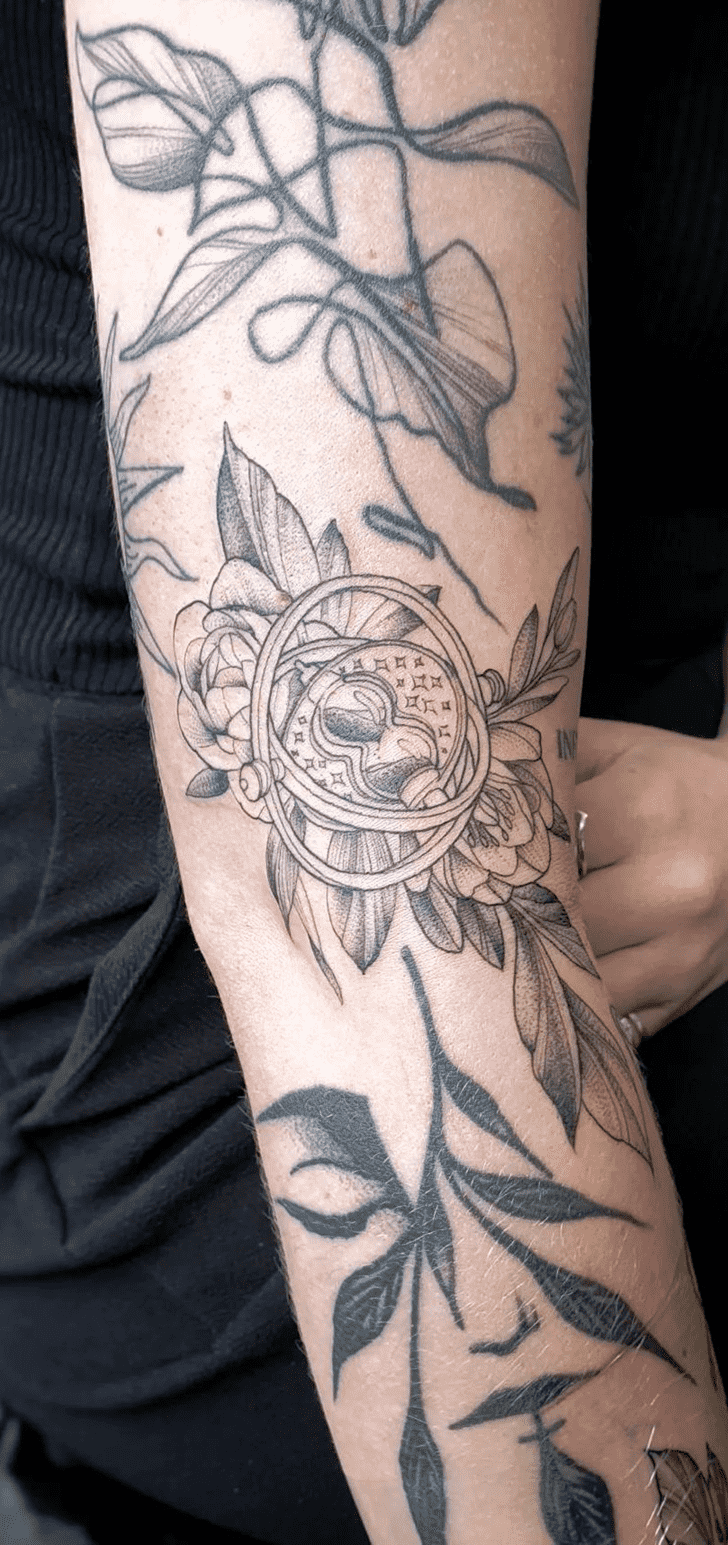 Time Turner Tattoo Shot