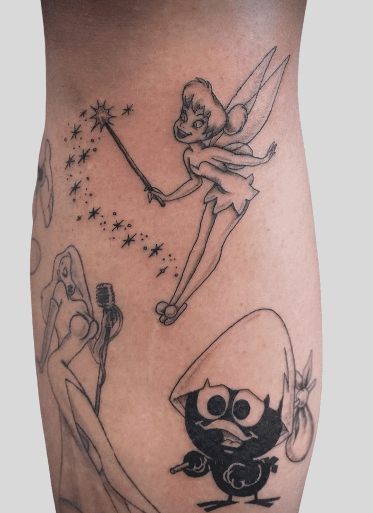 Tinkerbell Tattoo Shot