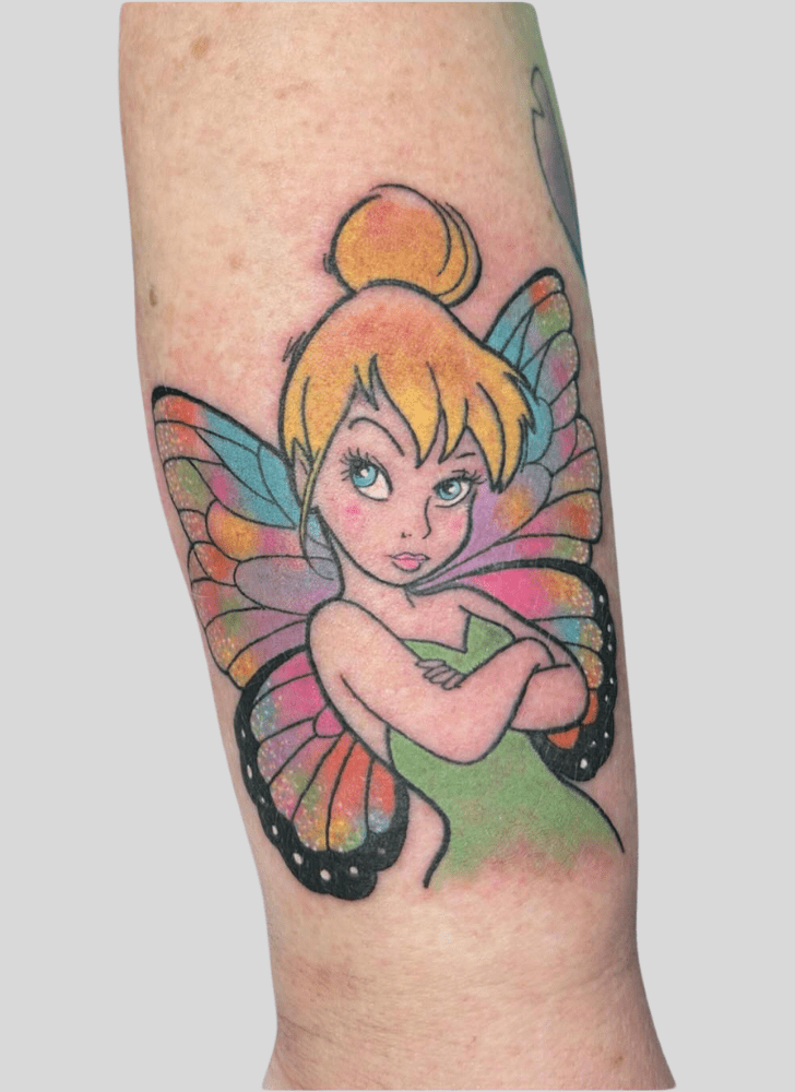 Tinkerbell Tattoo Figure