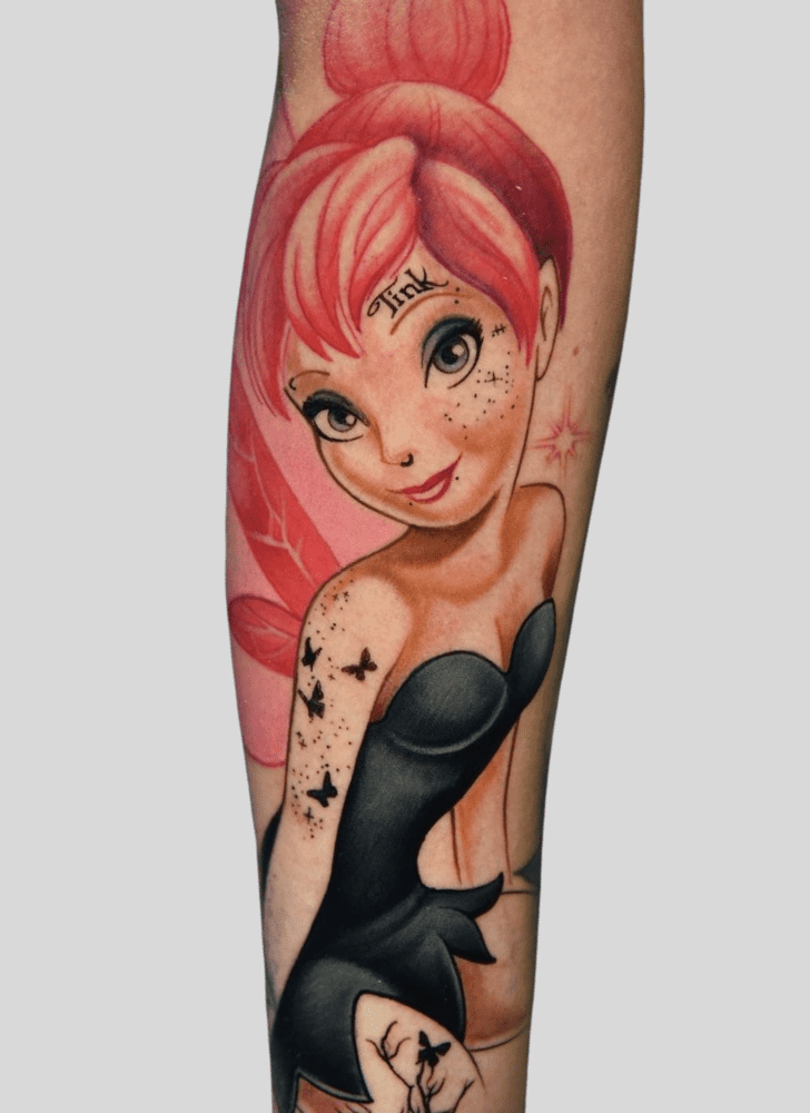 Tinkerbell Tattoo Shot